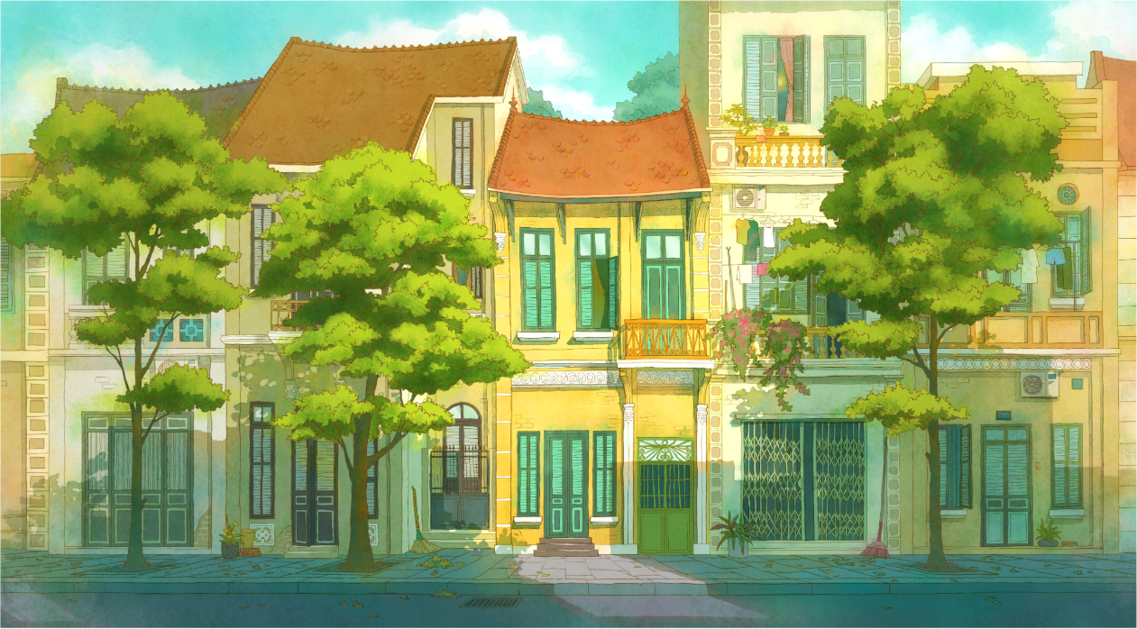 Color & Styleframe design by me - BG layout by another LO artist